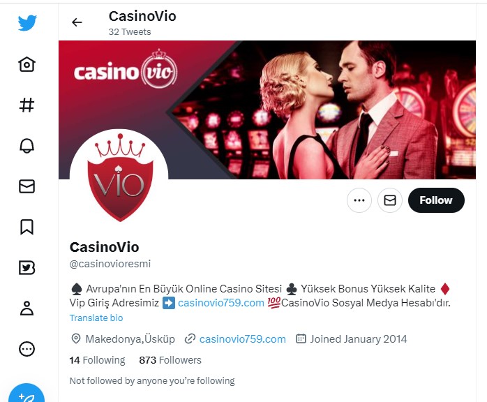 Casinovio Twitter