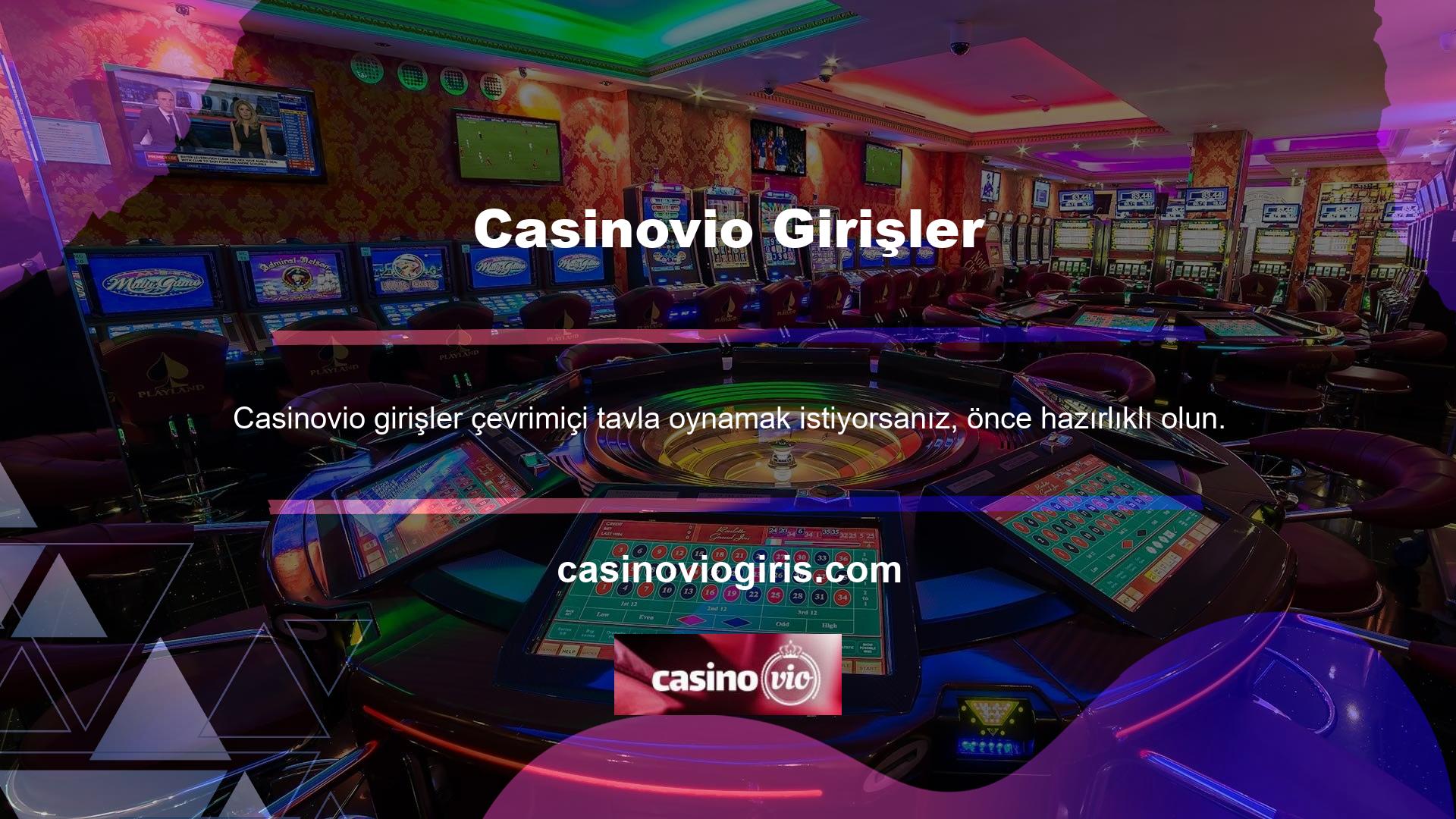 Casinovio Gobang oynamak için öncelikle mevcut giriş adresinize tıklayın