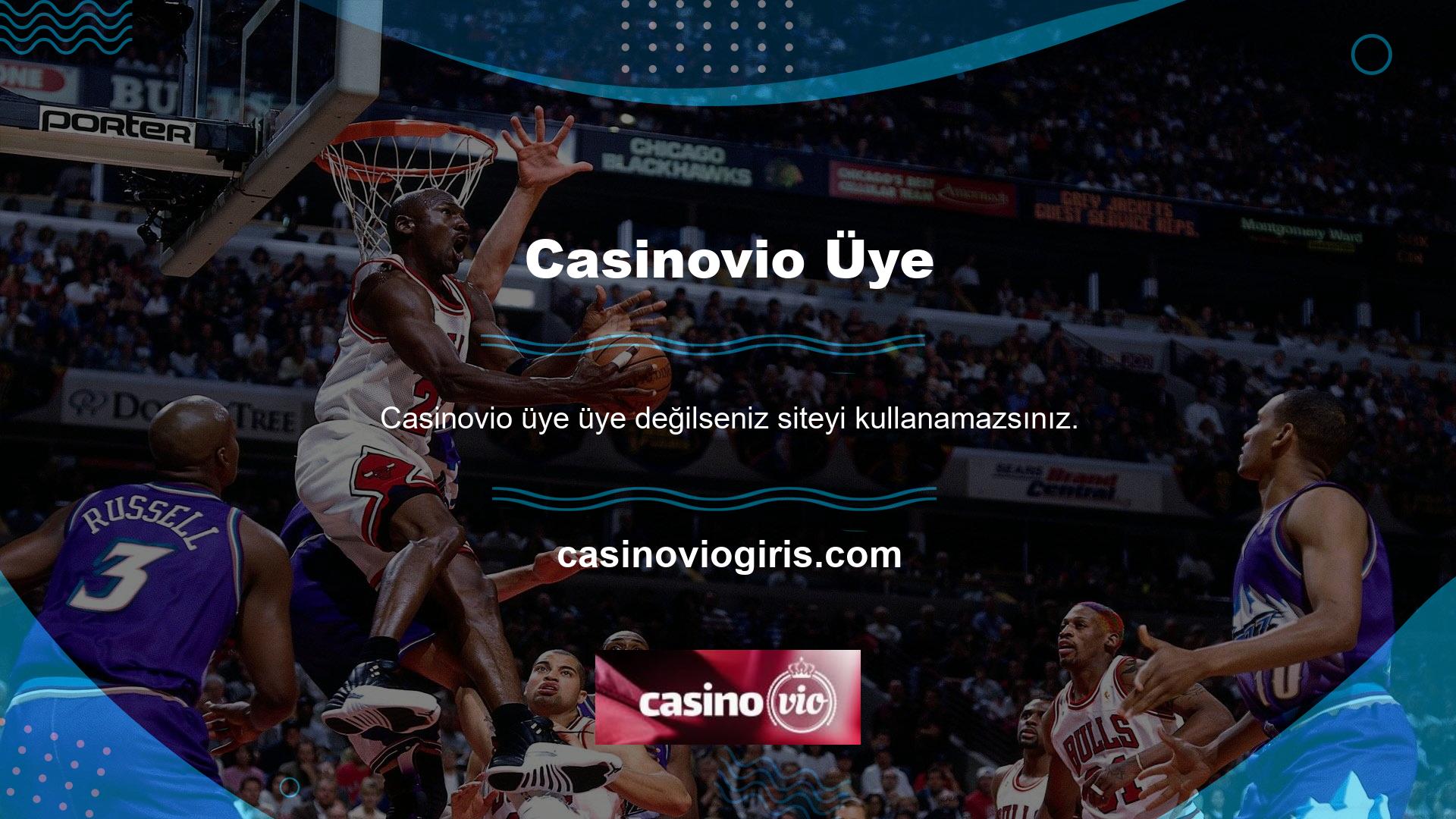 Bu nedenle, Casinovio web sitesinin imkanlarını kullanmak için A sınıfı üyelik gereklidir