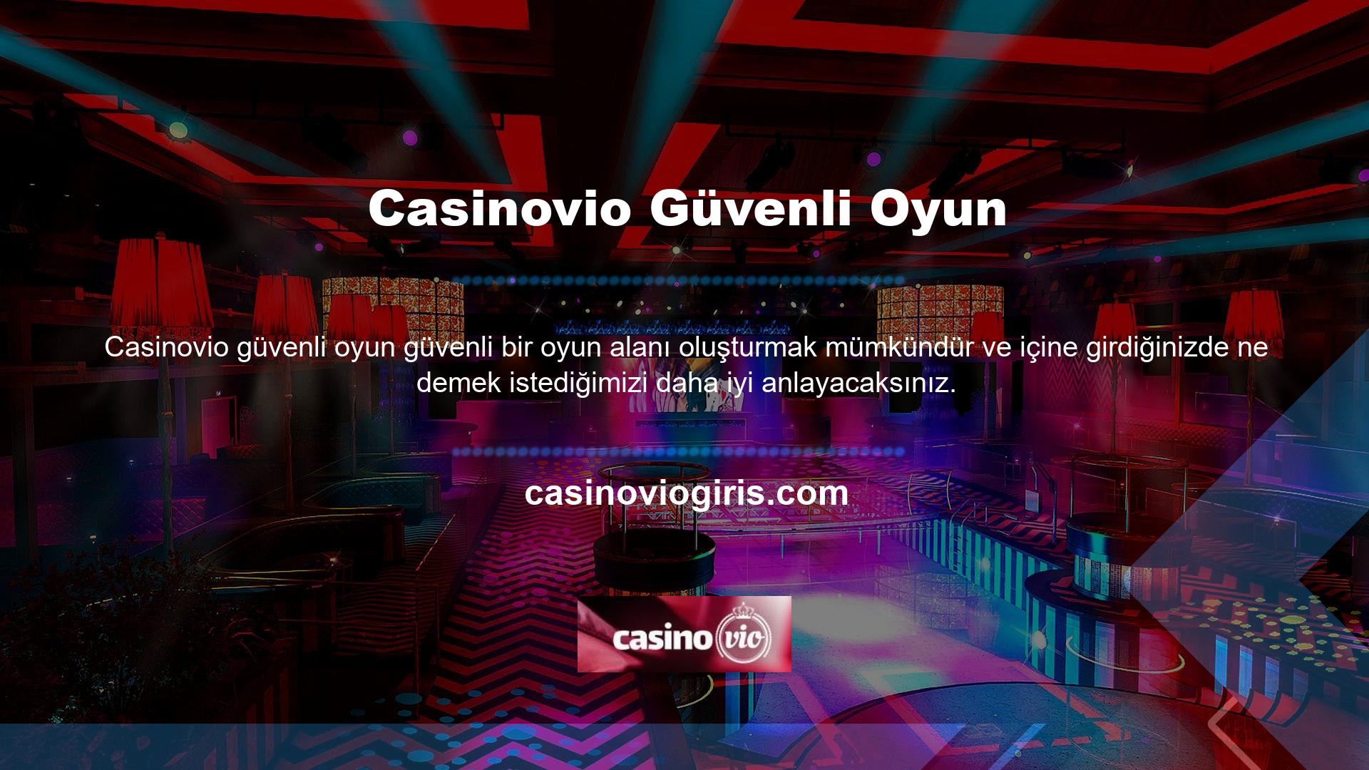 Casinovio slotları sizleri bekliyor
