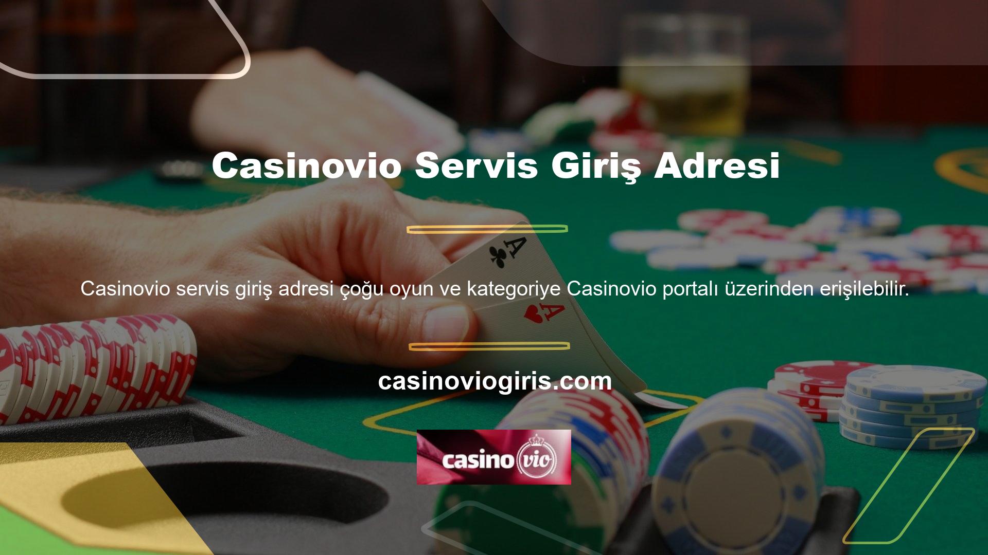 Casinovio giriş adresleri yakında sitede yayınlanacak ve güncellenecektir, bu nedenle hem oyuncular hem de casino meraklıları için sürpriz olmamalıdır